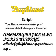 Load image into Gallery viewer, Atoztide Stainless Steel Personalized Custom Name Necklace Mirror Surface Gold Choker Necklace Pendant Nameplate Gift