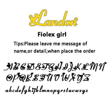 Load image into Gallery viewer, Atoztide Stainless Steel Personalized Custom Name Necklace Mirror Surface Gold Choker Necklace Pendant Nameplate Gift