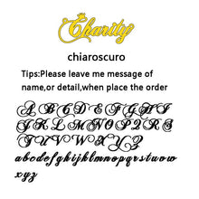 Load image into Gallery viewer, Atoztide Stainless Steel Personalized Custom Name Necklace Mirror Surface Gold Choker Necklace Pendant Nameplate Gift