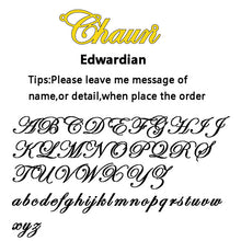 Load image into Gallery viewer, Atoztide Stainless Steel Personalized Custom Name Necklace Mirror Surface Gold Choker Necklace Pendant Nameplate Gift