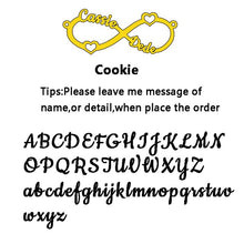 Load image into Gallery viewer, Atoztide Stainless Steel Personalized Custom Name Necklace Mirror Surface Gold Choker Necklace Pendant Nameplate Gift