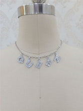Load image into Gallery viewer, Harajuku Letter Crystal Angel Necklace Women Jewelry Couple Gift Necklace BABY HONEY Choker Femme Punk Collier Drop Ship